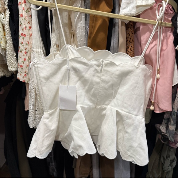 NWT Zimmermann Ziggy Peplum Top $350 - Picture 3 of 5